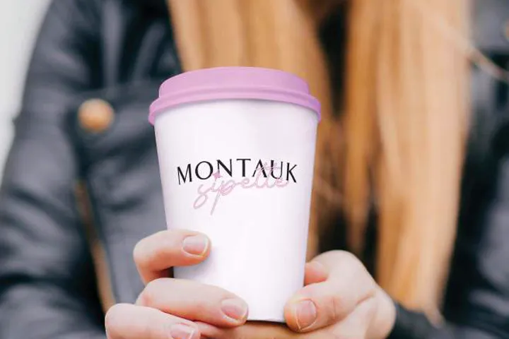 A Montauk Caf&eacute; cup